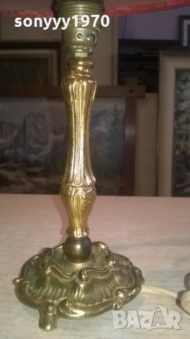 ретро лампа-антика мед/месинг-внос холандия, снимка 11 - Колекции - 28118422