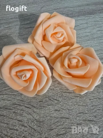 Рози фоам 7см , снимка 12 - Изкуствени цветя - 50749883