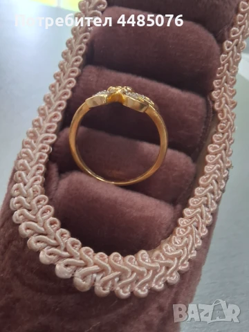 ЗЛАТЕН ДАМСКИ ПРЪСТЕН 22К. , снимка 4 - Пръстени - 51028878