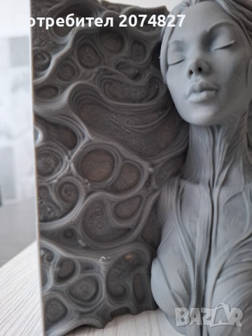 Ethereal Serenity - 3D релефна скулптура, снимка 5 - Декорация за дома - 53451326