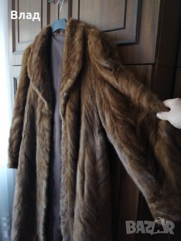 Дълго палто от норка, снимка 6 - Палта, манта - 27297266