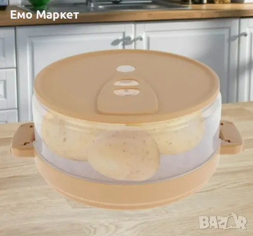 Функционален уред за приготвяне на вкусни картофи и други в микровълнова печка, снимка 8 - Други - 48844615