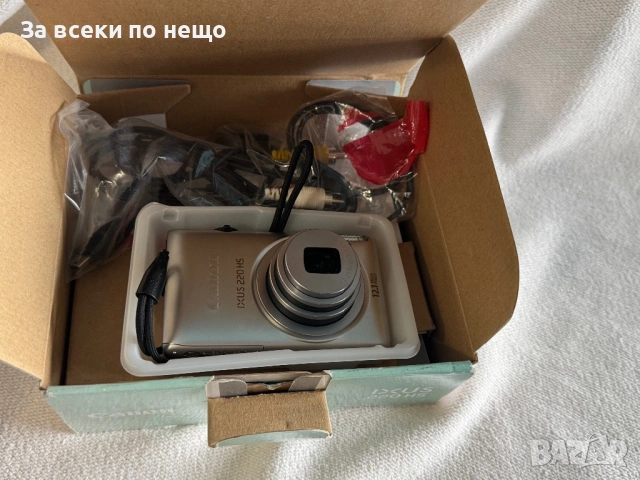 ЗА РЕМОНТ ИЛИ ЗА ЧАСТИ! Цифров фотоапарат Canon IXUS 220 HS, снимка 5 - Фотоапарати - 53411091
