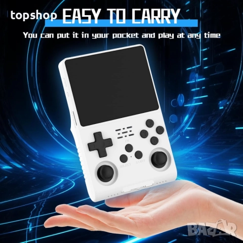 Чисто нова FVBADE[30000 в 1] R40S PRO Ръчна игрова конзола 3.5 инча IPS екран Мини ретро конзола..., снимка 6 - Други игри и конзоли - 52060354