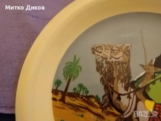 Порцеланова чиния нова на Дубай фи 265мм и на рисунката вътре 200мм, снимка 5 - Декорация за дома - 48103101