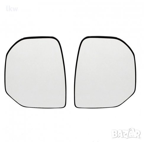 Стъкло за огледало PEUGEOT PARNER 2008-,  CITROEN BERLINGO 2008- Шофьорска или Пасажерска страна