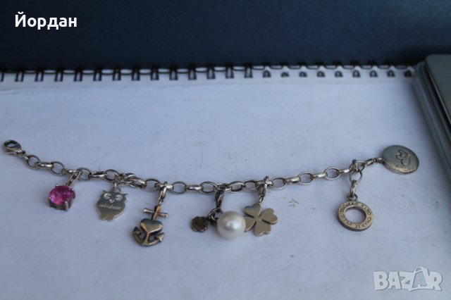 Стара сребърна дамска гривна''Tomas Sabo'', снимка 11 - Антикварни и старинни предмети - 38990301