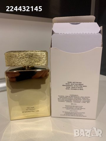 Dolce I Gabbana The One Gold Parfum Intense 100ml EDP Tester , снимка 2 - Мъжки парфюми - 39909831
