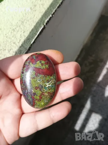 Камък драконова кръв, снимка 5 - Колиета, медальони, синджири - 50372743