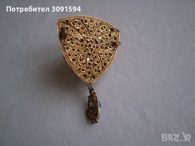  РЯДКА Старинна Дамска Брошка, снимка 3 - Антикварни и старинни предмети - 37775465