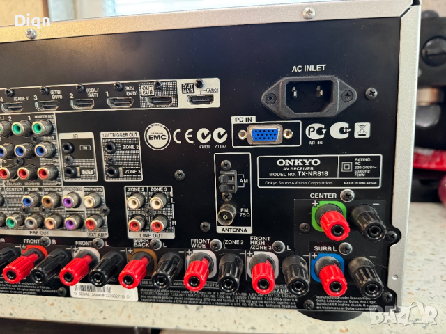 Onkyo TX-NR818, снимка 4 - Ресийвъри, усилватели, смесителни пултове - 44847774