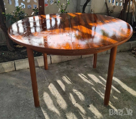 Маса разтегателна масивна немска, снимка 2 - Маси - 52122247