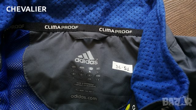 Adidas WINSTOPPER Jacket Размер L вятъроустойìва горница 31-51, снимка 12 - Суичъри - 38071728