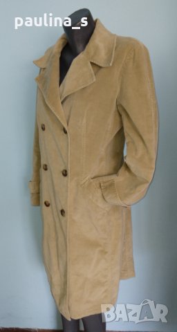 Кадифено манто / палто / тренч "Three hearts❤️❤️❤️" by Marks & Spencer / голям размер , снимка 2 - Палта, манта - 15476206