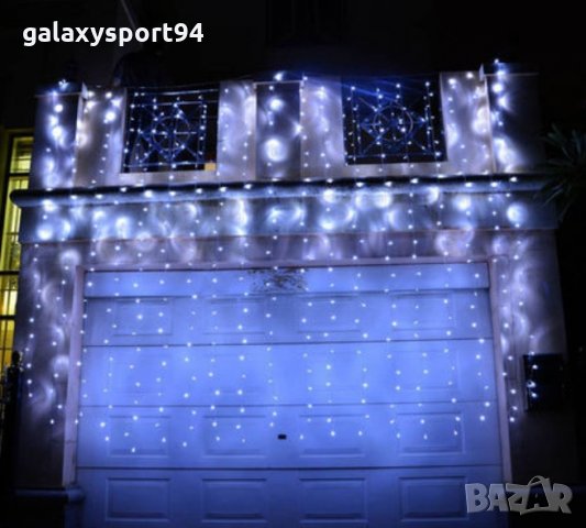 Black Weekend Коледни светеща Завеса в два цвята