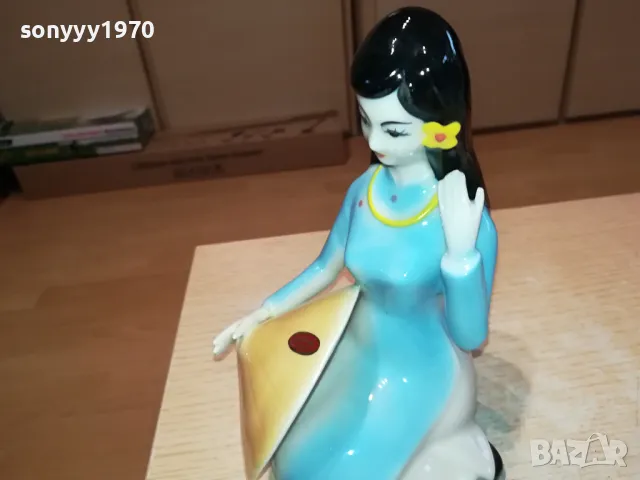 ВИЕТНАМСКА ПОРЦЕЛАНОВА ФИГУРА ОТ ГЕРМАНИЯ 1104250430, снимка 3 - Антикварни и старинни предмети - 49853386