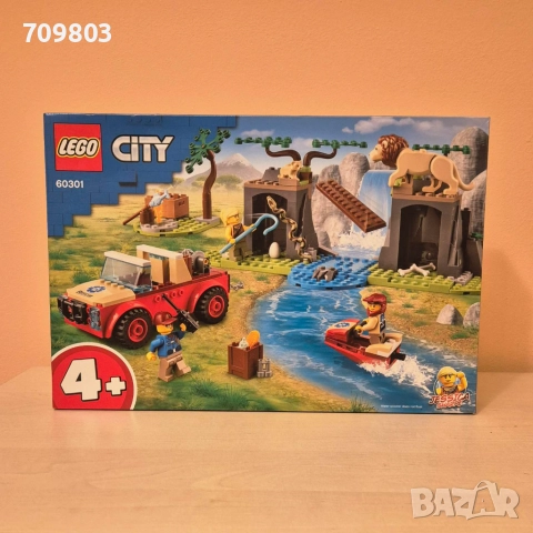 НОВ Конструктор LEGO City Wildlife 60301 - Спасителен офроуд джип, снимка 3 - Конструктори - 52407246