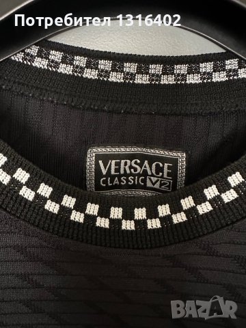Мъжка блуза Versace, размер L, снимка 2 - Блузи - 40733005