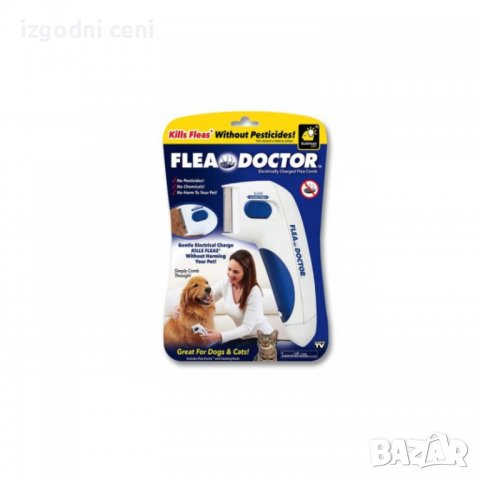 Електрически гребен против бълхи за домашни любимци Flea Doctor, снимка 1 - За кучета - 36602994
