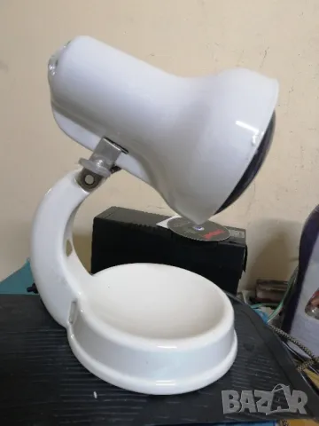 Ретро, порцеланова инфрачервена лампа. , снимка 3 - Антикварни и старинни предмети - 47924016