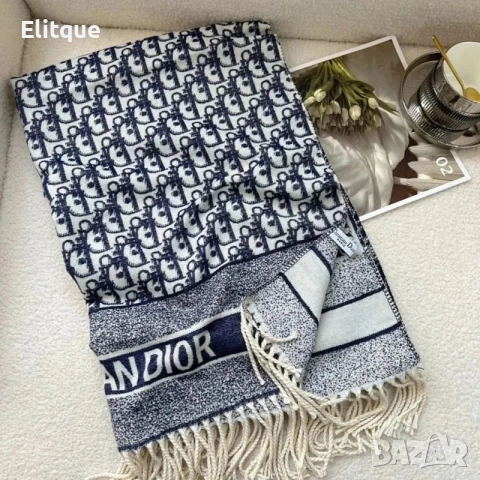 кашмирмени шалове Christian Dior Louis Vuitton Gucci , снимка 2 - Шалове - 52741675