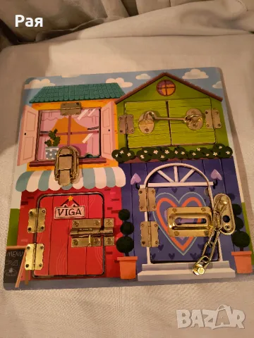 Активна дъска с ключалки и резета - Viga Toys, снимка 1