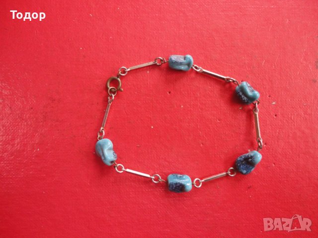 Страхотна гривна с естествени камъни 5, снимка 5 - Гривни - 43926159