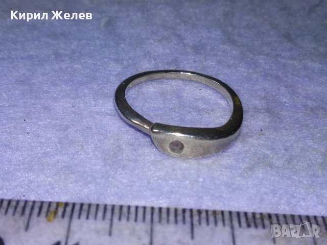 Стар СРЕБЪРЕН ПРЪСТЕН ВИСОКА ПРОБА СРЕБРО с ГНЕЗДО За МОНТИРАНЕ на СКЪПОЦЕНЕН КАМЪК 40920, снимка 11 - Антикварни и старинни предмети - 43318034