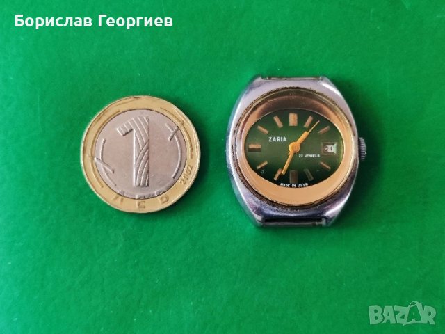 Дамски механичен часовник заря 22 камъка, снимка 6 - Дамски - 51180296