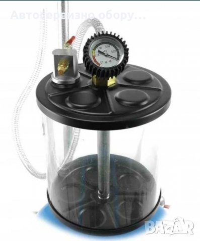 Масларка пневматична 80л. система за събиране на масло, снимка 5 - Други инструменти - 39491099