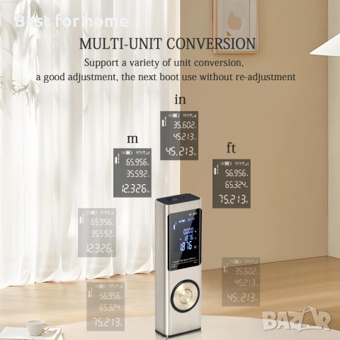 Луксозна лазерна рулетка  40 метра W- 40 X, снимка 3 - Други инструменти - 43601915