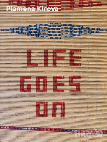 Пано за стена LIFE GOES ON, снимка 3 - Пана - 50476165
