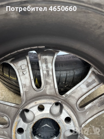 17 цолови алуминиеви джанти за Мерцедес Е класа, снимка 11 - Гуми и джанти - 52537327