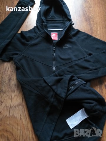 NIKE W NSW TCH FLC HOODIE FZ - страхотно дамско горнище ХС, снимка 7 - Спортни екипи - 43780554