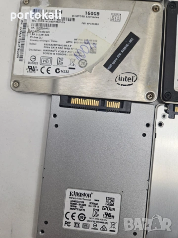 2.5" inch SSD SATA 128GB 256GB Intel Kingston Samsung Crucial Toshiba, снимка 4 - Твърди дискове - 53535691