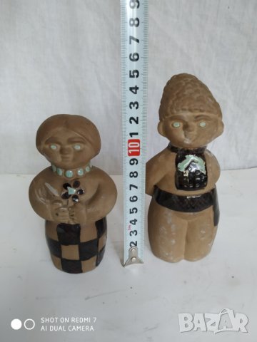 две керамични статуетки-авторски, снимка 2 - Антикварни и старинни предмети - 34974453