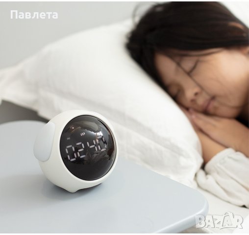 🤩 Емоджи часовник-аларма с голям цифров дисплей, снимка 3 - Друга електроника - 43087434