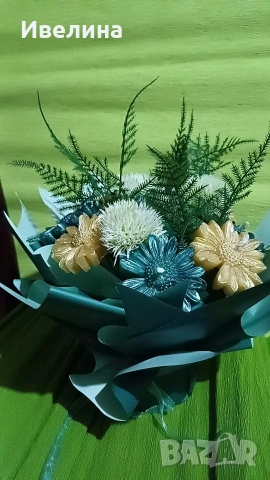 Восъчни ароматни букети, снимка 12 - Изкуствени цветя - 53328580