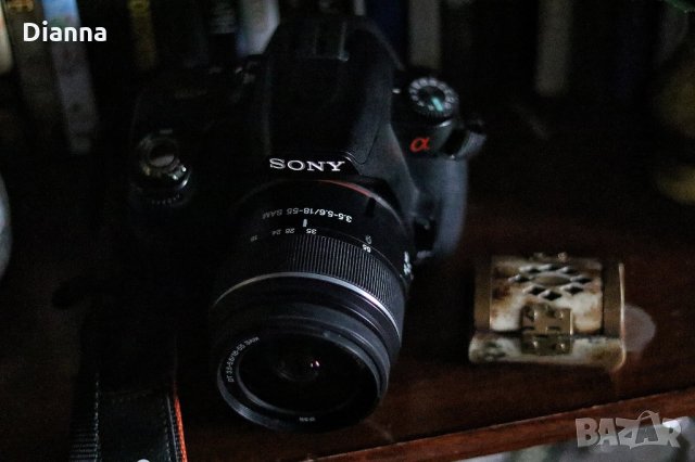 DSLR Sony Alpha 390 14.2MP фотоапарат с APS-C сензор, снимка 5 - Фотоапарати - 27954602