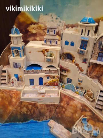 3D макет на остров Санторини Cubic Fun, снимка 3 - Декорация за дома - 43812986