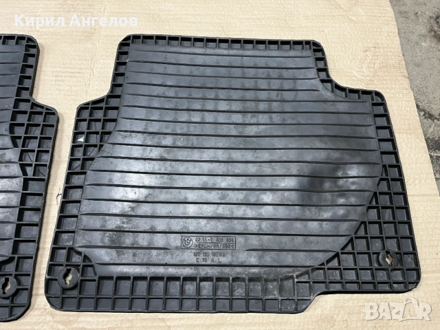 Задни оригинални гумени стелки за BMW E46 (седан и комби), снимка 6 - Аксесоари и консумативи - 50589815