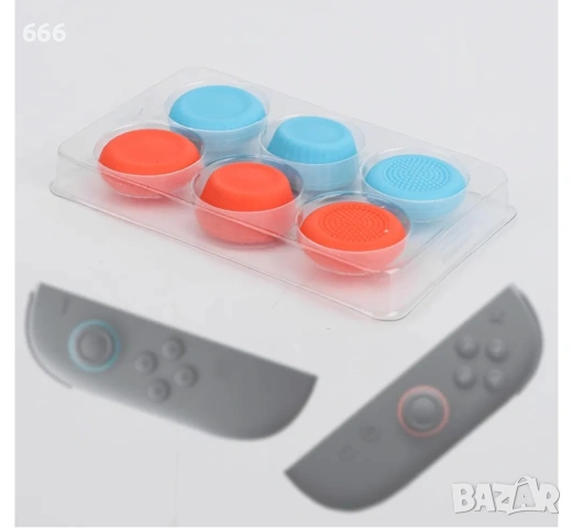 6 бр. капачки за палци за Switch 2, снимка 3 - Друга електроника - 53240683