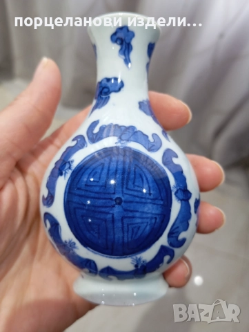 Порцеланова стара вазичка, снимка 6 - Вази - 52678503