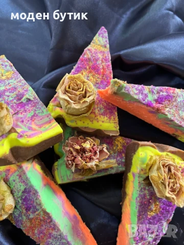 натурален сапун дамски ”Златен пир, снимка 7 - Козметика за тяло - 51063616