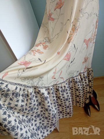 Дълга рокля H&М 40 М/Л, снимка 5 - Рокли - 37257306