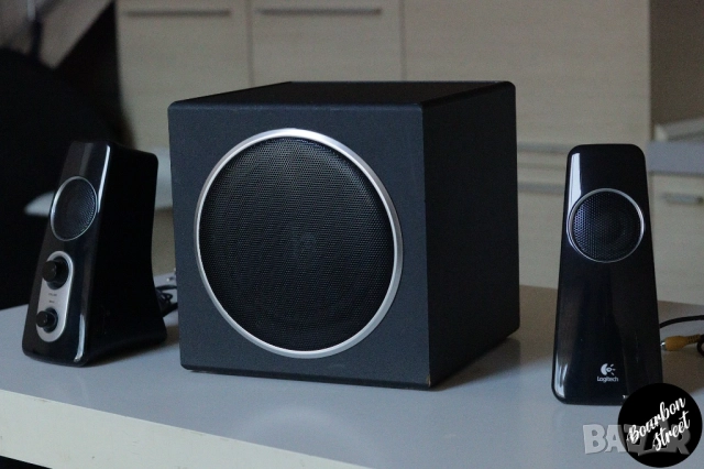 Logitech Z523 2.1 40W - Събуфер и Колонки с 360-градуса Звук