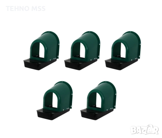 Гнездо, Полог за кокошки NG07 (К-кт от 5 БРОЯ) ЖЪЛТ, ЗЕЛЕН