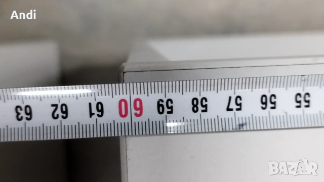 Офис шкаф с чекмедже и рафт за техника или материали 60/60/76см, снимка 3 - Шкафове и рафтове - 53354813