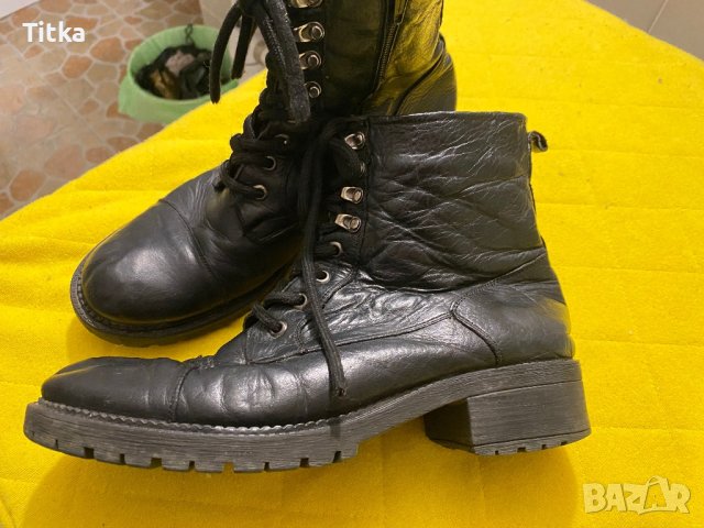 Дамски боти естествена кожа 39 номер, снимка 5 - Дамски боти - 43186047