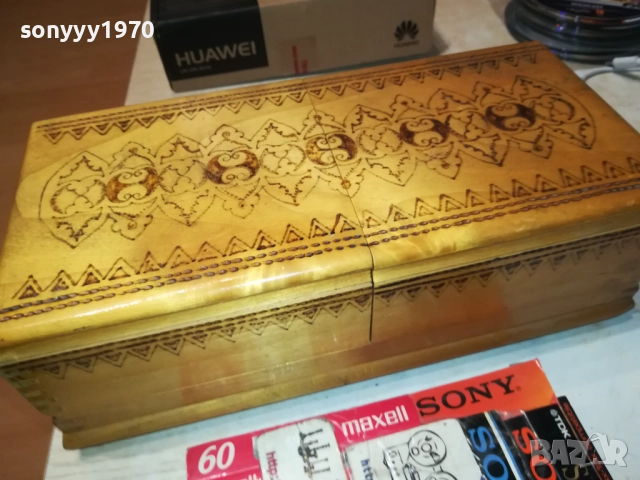 ГОЛЯМА ДЪРВЕНА КУТИЯ ЗА ЦИГАРИ ИЛИ КОЛЕКЦИЯ 1910251914, снимка 12 - Антикварни и старинни предмети - 52109632